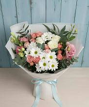 Букет цветов из:  Розы, Лизиантусы и Хризантемы в Дылыме