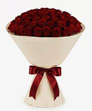 Букет 101 Бордовая роза Блэк Бакарра в Дылыме