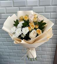 Букет цветов из:  Розы и Хризантемы в Дылыме