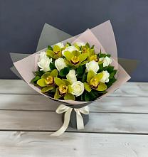 Букет цветов из:  Орхидеи и Розы в Дылыме