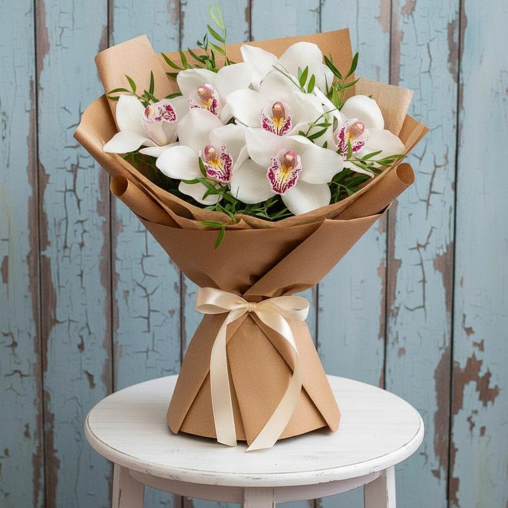 Букет цветов из: Орхидеи и Розы в Дылыме