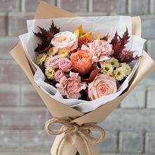 Букет цветов из:  Гвоздики, Хризантемы и Розы в Дылыме