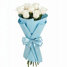 Букет 7 белых роз Проуд #REPLACE_PRED# Дылыме