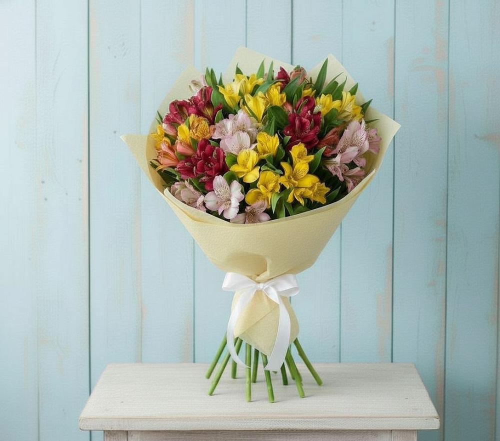 Букет цветов из: Альстромерии в Дылыме